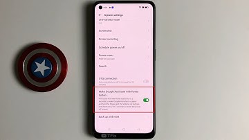 Wake Google Assistant with Power button on OPPO Reno7 Android 12