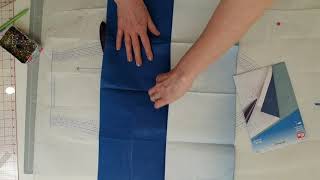 Tracing a Sewing  Pattern.