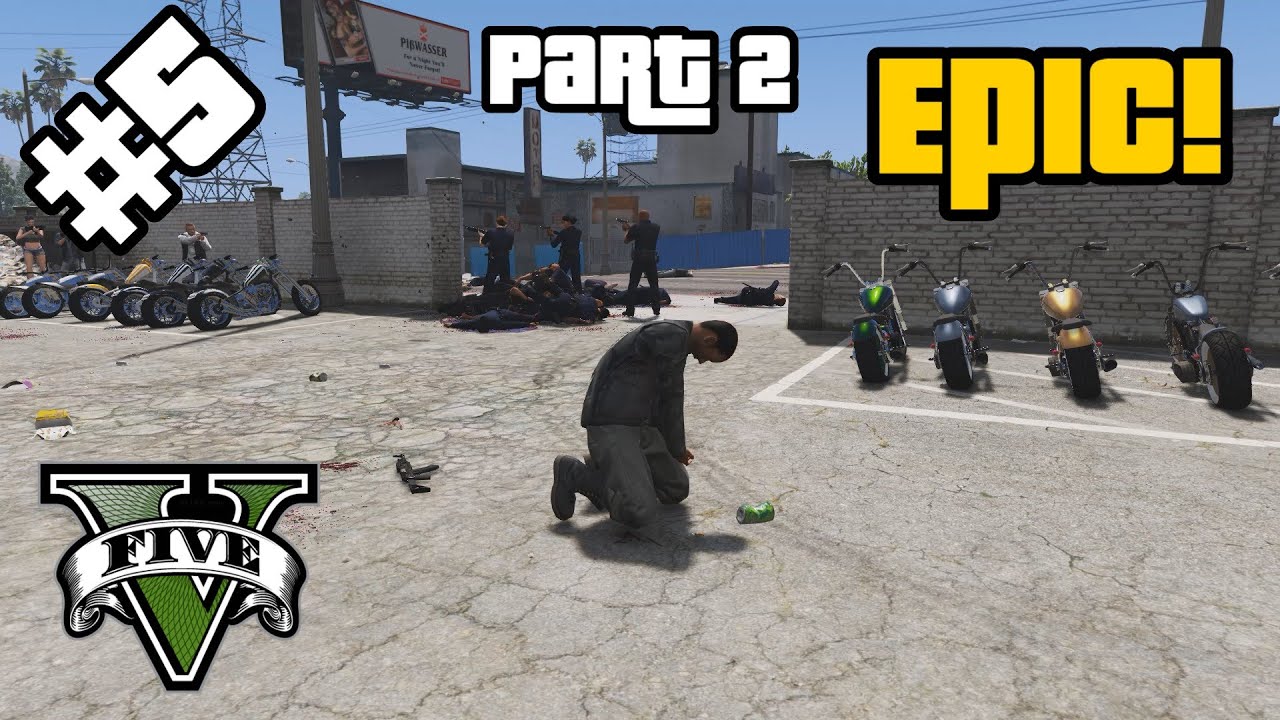 LSPD vs The Lost MC Part 1 | GTA 5 Epic NPC Wars #5 - YouTube