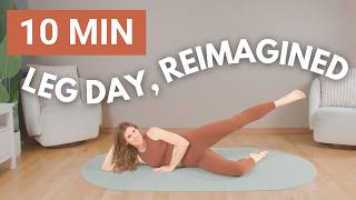 10 MIN Leg Day Pilates | Glute & Hamstring Focus