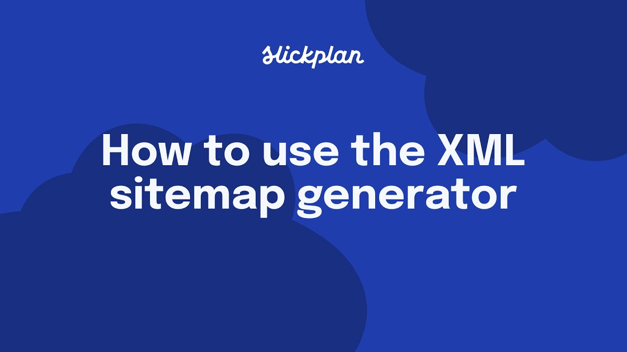 How to use the XML sitemap generator - YouTube