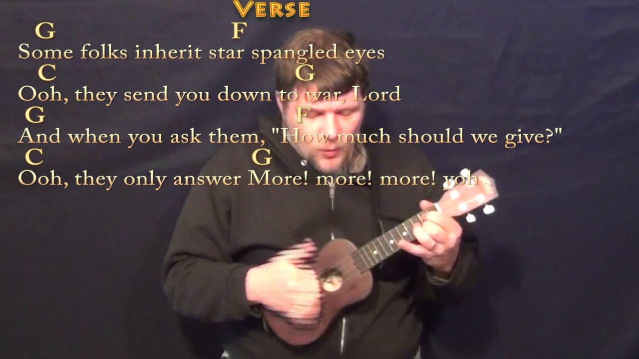 Fortunate Son (CCR) Ukulele Cover Lesson with Chords/Lyrics YouTube