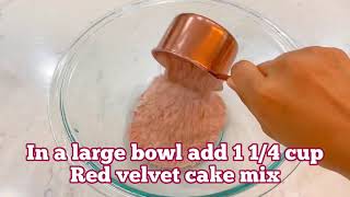 Easy ways to make Red velvet cake dessert and cake pops / Valentine Special Dessert/ Dessert Recipe