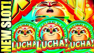RAWR!! DON’T MESS WITH THIS KITTY! 😺 LUCHA KITTY Slot Machine (LIGHT & WONDER) screenshot 5