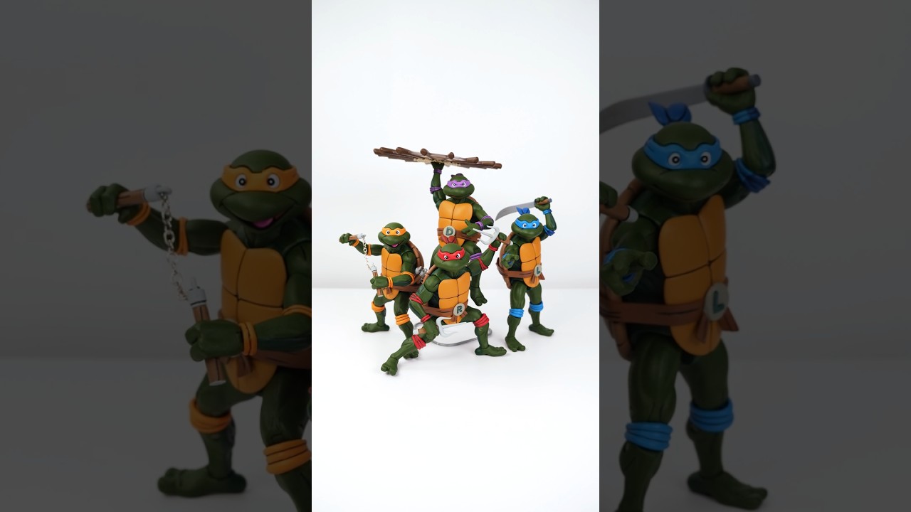 Unboxing the NECA Animated Ninja Turtles and Fixing Raph's Headsculpt