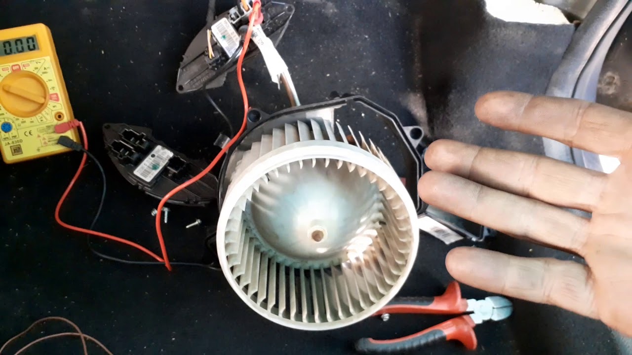 Ventilador interno o forzador citroen c4 2011 - YouTube
