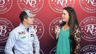 Ruby Buckle Memphis 1D Round 1 Winner Dustin Angelle & VF Born Famous
