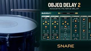 Objeq Delay 2 on Snare Video