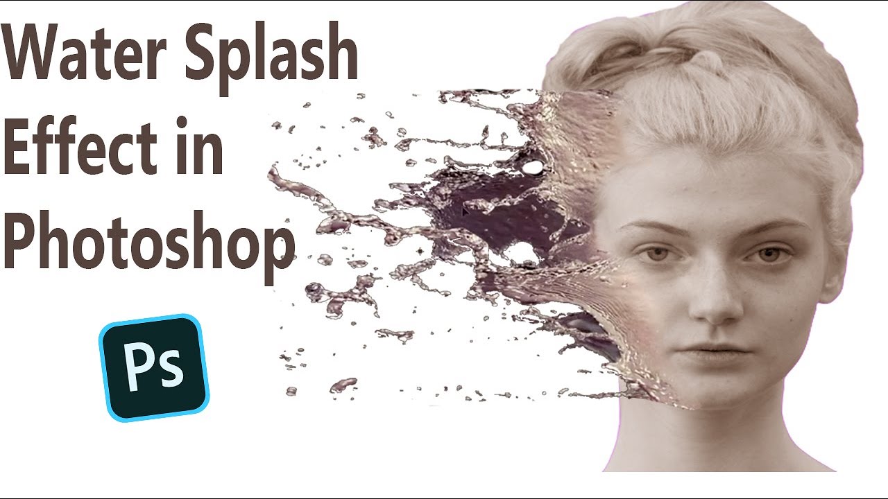Splash water effect Photoshop|Photoshop tutorial |SK Creation