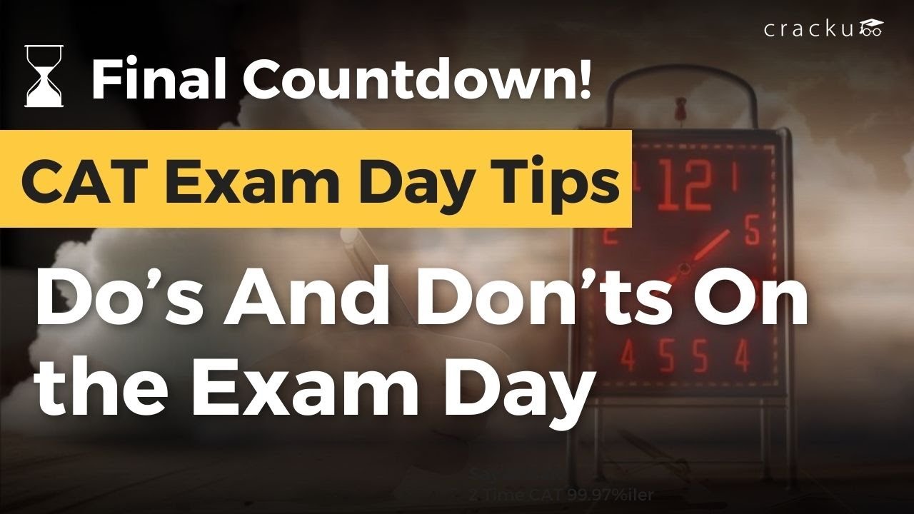 CAT Exam Day Checklist | What to Carry & Avoid? - YouTube