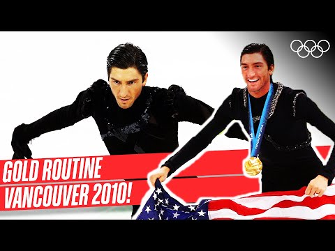 🇺🇸 Evan Lysacek's Gold Routine at Vancouver 2010! 🥇⛸
