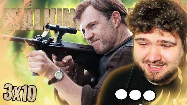 THE WALKING DEAD BROKE ME 😭(3x10 Reaction)