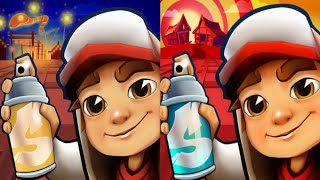 Subway surfers :🐍Year of the snake 2025 🆚 Lunar new Year 2023 Map Comparison  screenshot 5