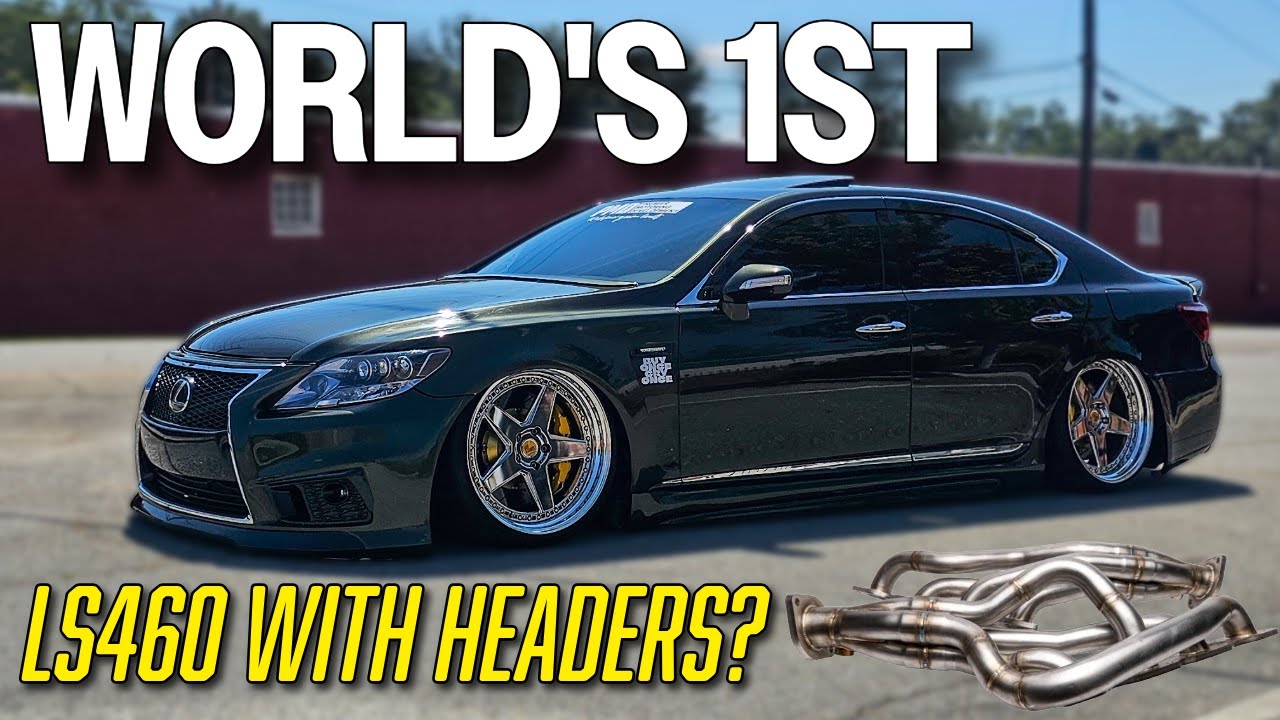 WORLD’S FIRST Lexus LS460 with Headers Installed!