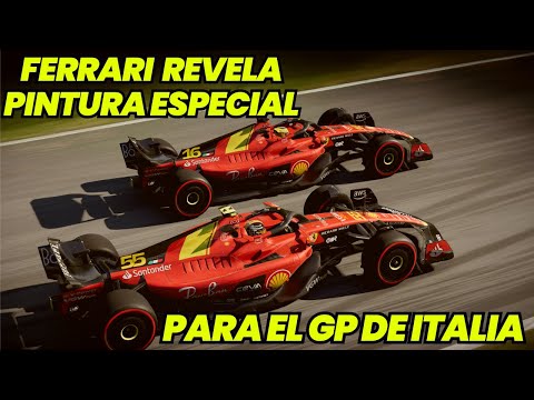 Noticias: Ferrari Revela la Pintura Especial en el SF-23, para el GP de Italia. F1 radio