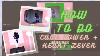 Cube tower + Heart lever tutorial | Edit tutorial