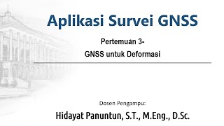 Aplikasi GNSS untuk monitoring deformasi screenshot 1