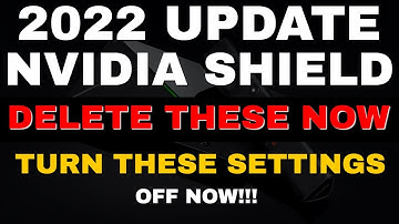 NVIDIA SHIELD-INSTELLINGEN MOET U NU UITSCHAKELEN!!! UPDATE 2024