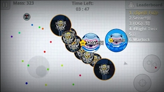 Agario Mobile Cannon Split + Popsplit + Tricksplit Rush Mode
