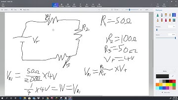 How to Calculate Voltage in a Series Circuit