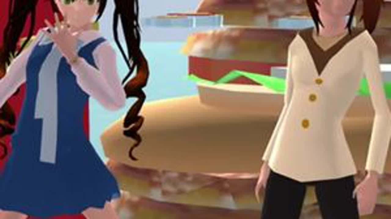 樱花校园模拟器：麦当劳小岛跑酷