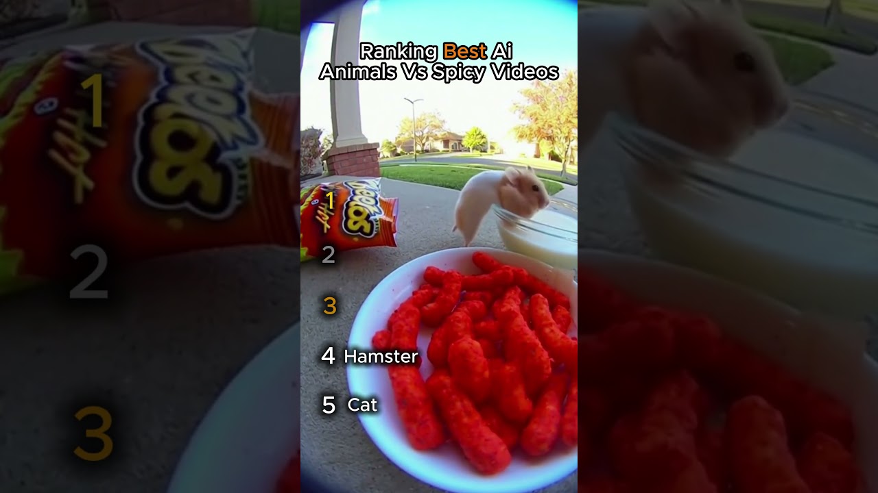 Ranking The Top 5 Animal Vs Spicy Food Ai Videos