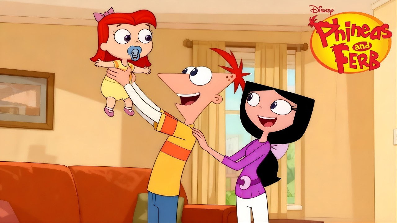 Phineas And Ferb: Phineas & Isabella Become Parents For The First Time | Color WOW