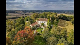 Charming Chateau for sale furnished - far reaching views
