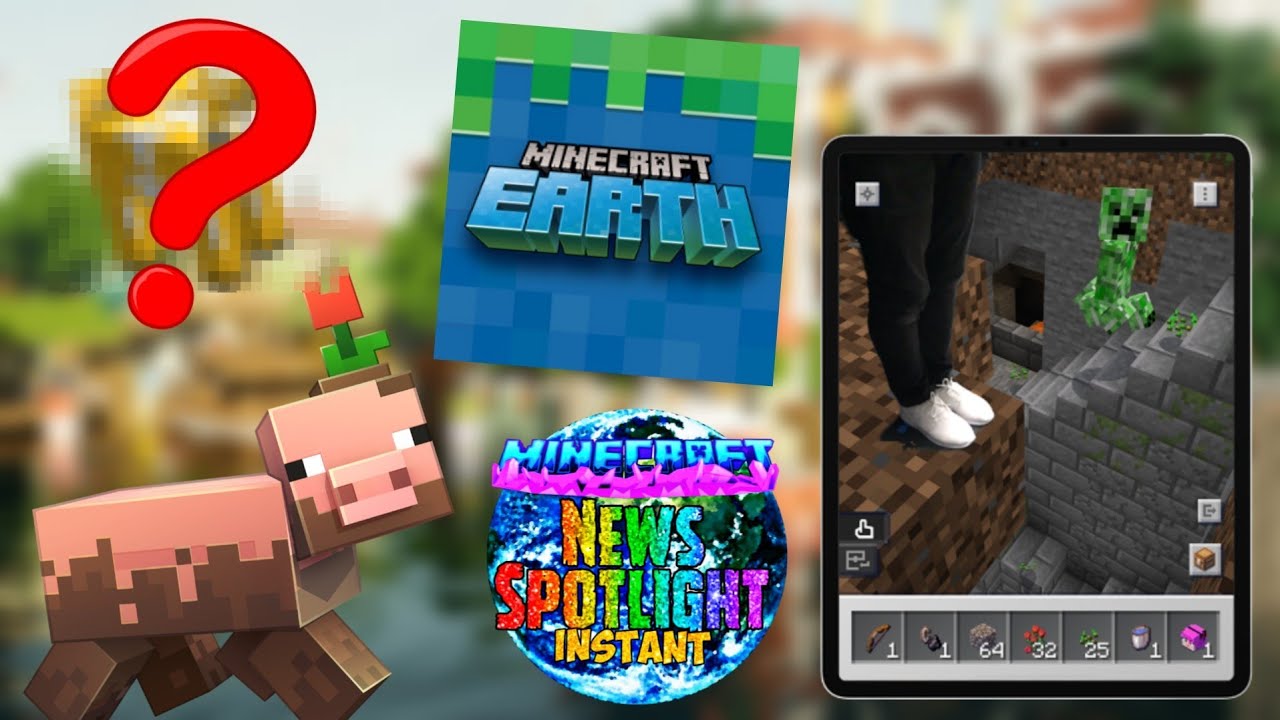 MNS Instant||Minecraft Earth First Gameplay||Apple WWDC 2019