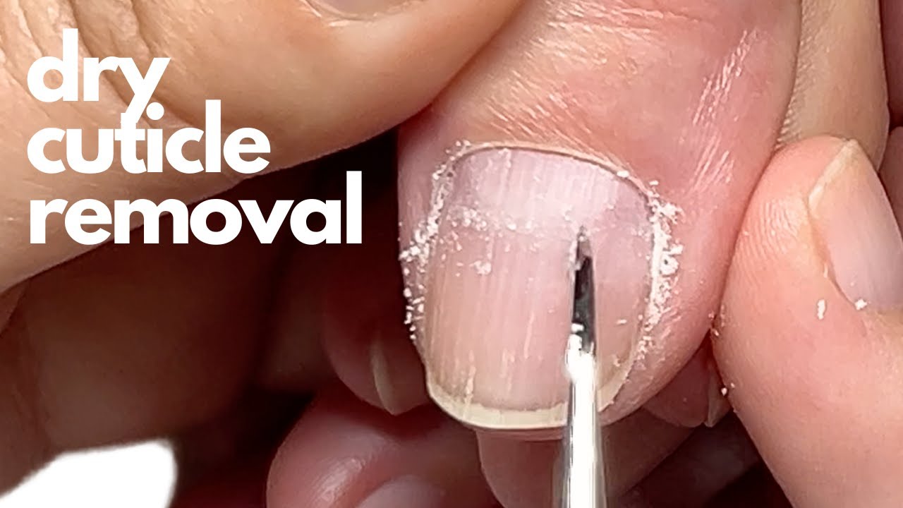 How to remove a cuticle WITHOUT cuticle remover (advanced)