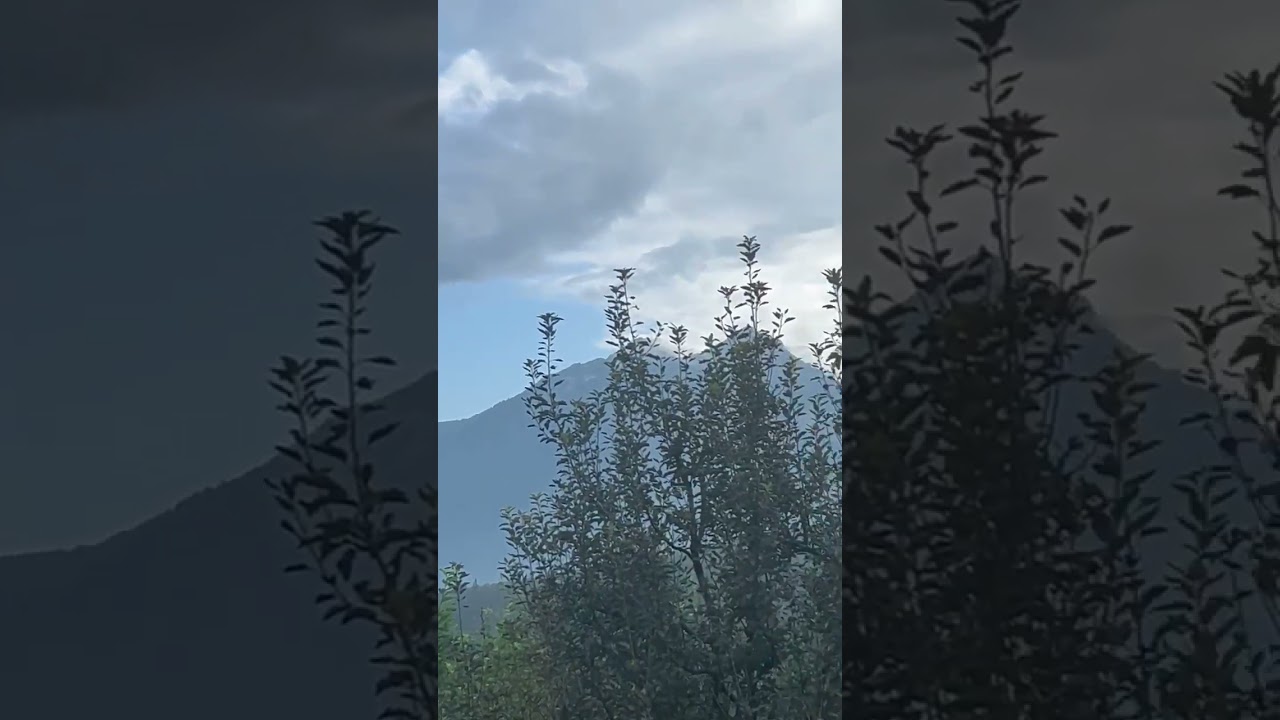 this view form my Balcony | Himachal manali | weather ☁️ love Pradesh"#CloudsAndMounta