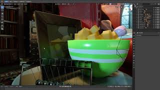 Blender 2.8 Beta Eevee. Mr. Elephant
Playing with my little scene with everything live, no baking down and ported directly from 2.7.
So much fun. This post is really just to show the guys from work the kinds of speeds Im achieving with my Geforce 1080. :) Blender 2.8 Beta Eevee. Mr. Elephant