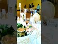 تزين طاولة الزفاف السطوري إعداد الطاولات تصميم المناسبات اكسبلور ديكور الحفلات 