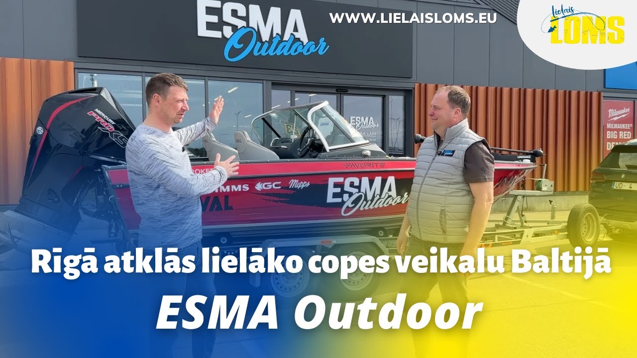 Izmēģini mānekļus baseinā! Rīgā atklās, iespējams, lielāko copes veikalu Baltijā - ESMA Outdoor