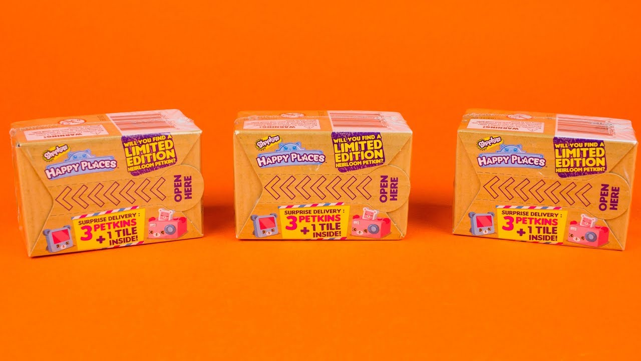 Shopkins LIMITED EDITION Home Collection Three Boxes Opening