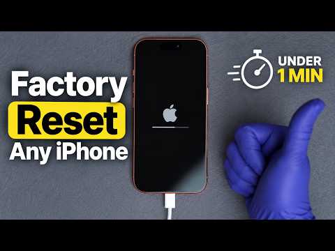 How to Reset iPhone – Factory Reset & Hard Reset ANY iPhone (2026)