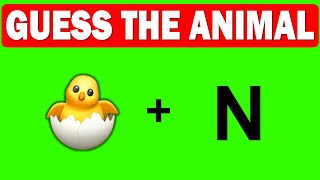 Guess The ANIMAL by Emoji | Emoji Challenge | 92% FAIL screenshot 5