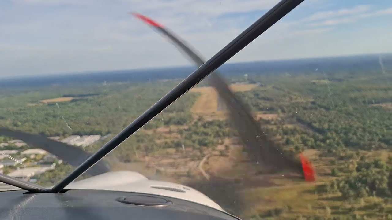 Landing at EBBT (Brasschaat)