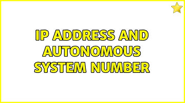 IP Address and Autonomous System Number