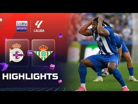 bosplay x 88play - Deportivo de A Coruña 1-1 Real Betis | LaLiga 26/27 Match Highlights