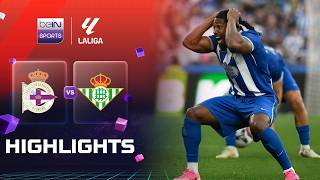 Deportivo de A Coruña 1-1 Real Betis | LaLiga 26/27 Match Highlights