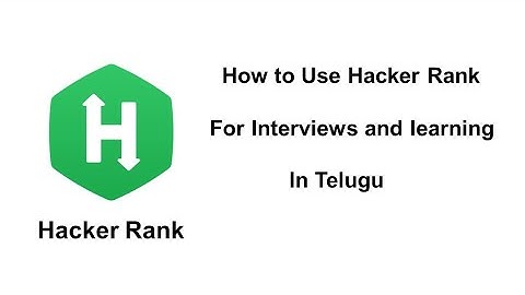 How to use hackerrank in telugu |How to register in hackerrank |How to solve problems in hacker rank