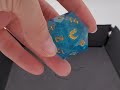 Old School Sharp Edged 35mm D20: Liquid Infused - Azure Fury