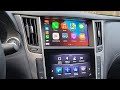 Wireless CarPlay and AndroidAuto in Infinity Q50 Q60 QX50 2015-2019