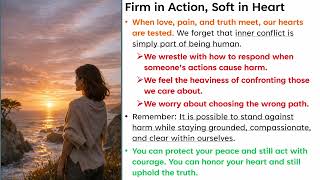 Firm in Action Soft in Heart screenshot 3