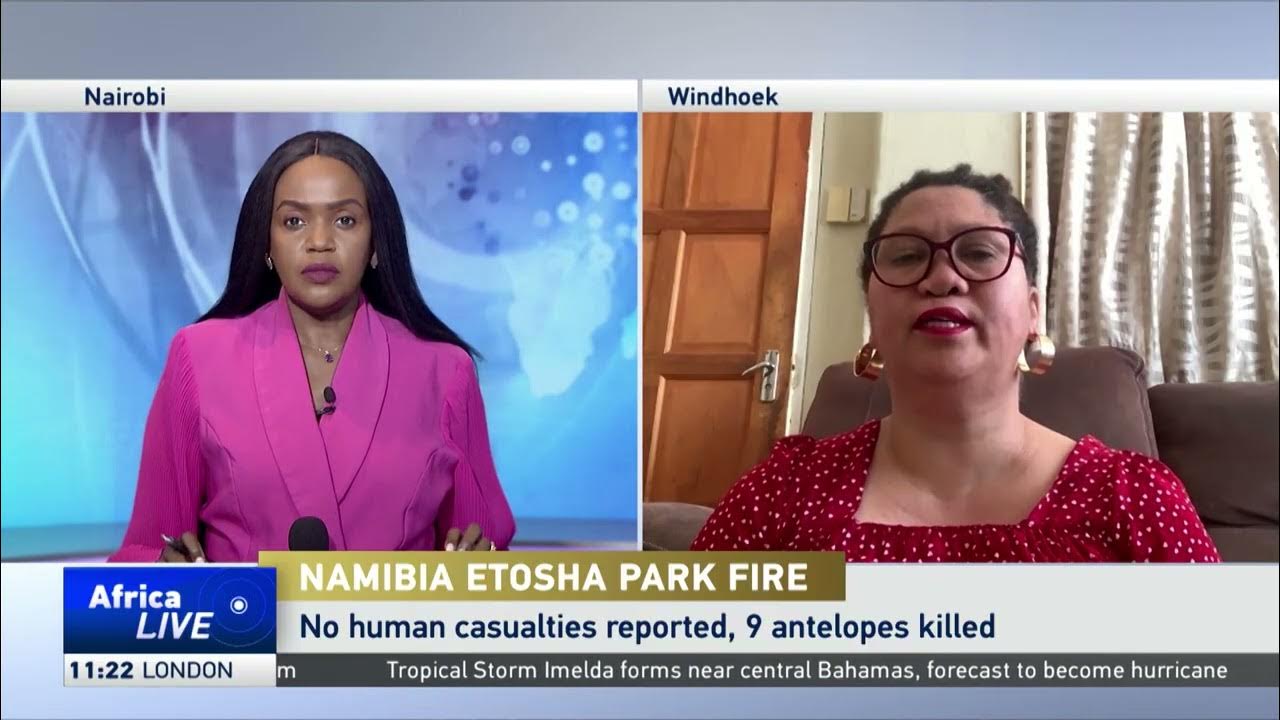 Massive fire ravages Namibia’s Etosha National Park