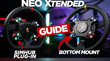 DIY Simagic NEO-X 350W wheel (Bottom mount) + Simhub guide & ATSR plug-in / Unlock your NeoX