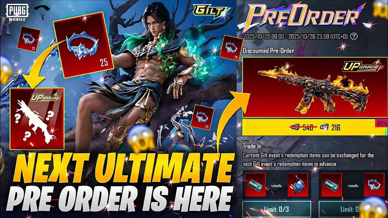 NEXT Ultimate PRE-ORDER Event is HERE! | Trick to Get ALMOST FREE Mythic Gem  M416 Skin | PUBGM 2026