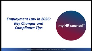 Employment Law in 2026: Key Changes and Compliance Tips | Key Employment Law Changes by State