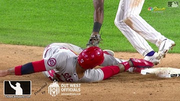 Teachable - 2B Umpire Nic Lentz Takes the Time to Officiate a Stolen Base Attempt Overslide